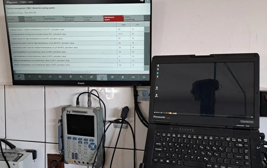 Stanowisko diagnostyczne PIWIS Online – kasowanie blokady crash